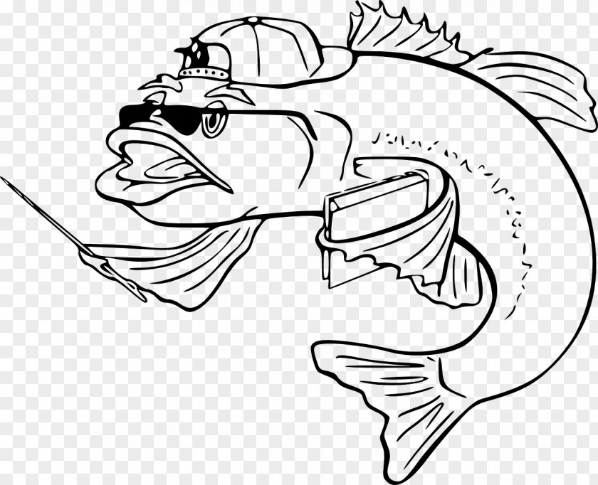 Fishing Drawing Bass Clip Art PNG