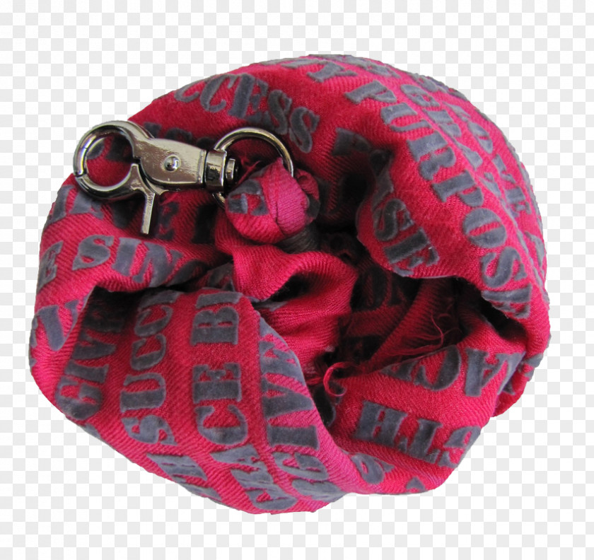 Keychain Shape Scarf Pink M PNG