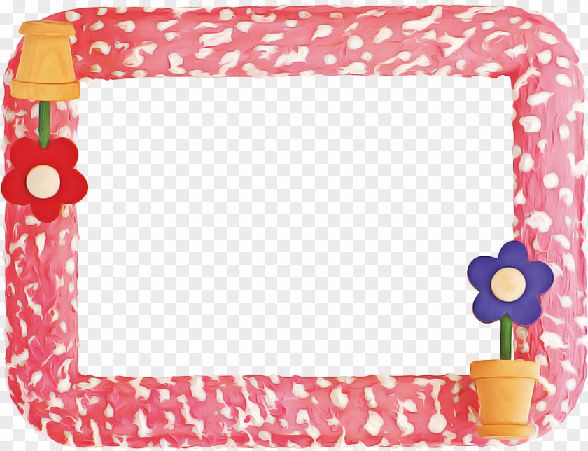 Rectangle Pink Background Frame PNG