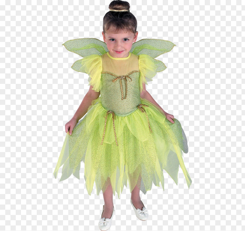 Tinkerbell Hair Girls Classic Tinker Bell Costume Size Halloween Disney Fairies Child PNG