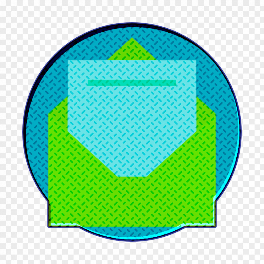 Turquoise Green Digital Marketing Icon Mail Letter PNG