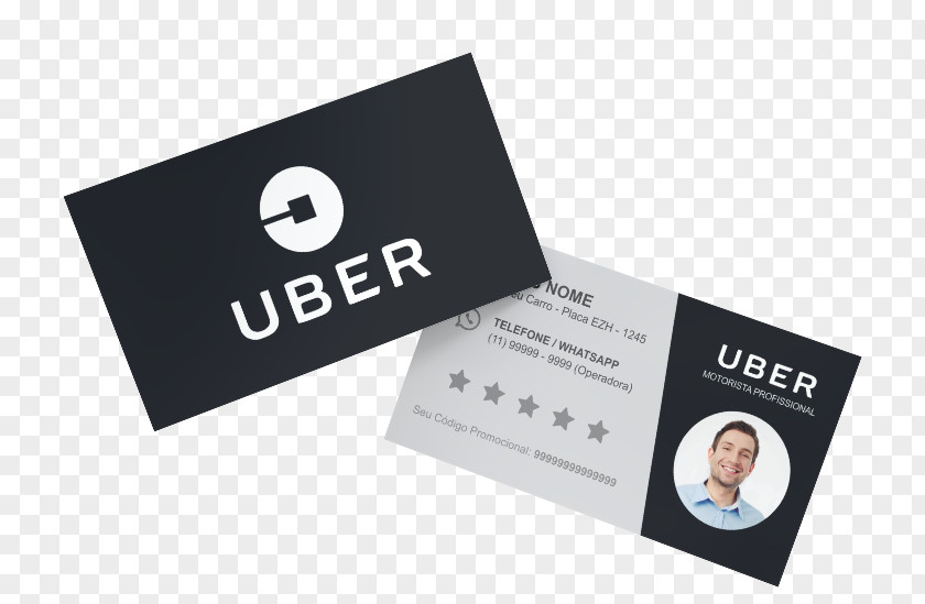 Credit Card Business Cards Visiting Uber Logo PNG