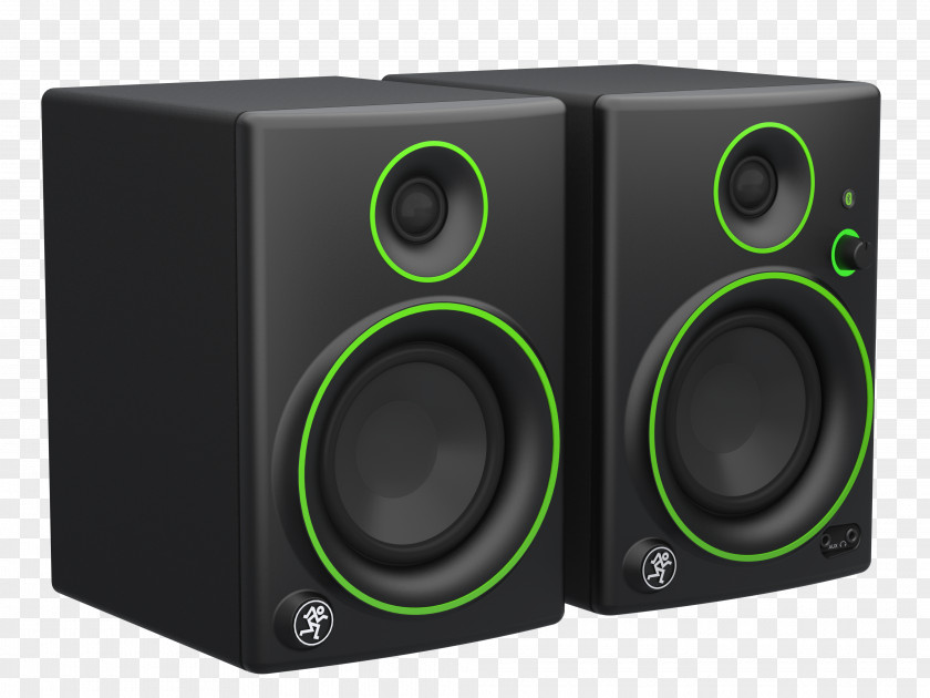 Headphones Mackie CR Series Studio Monitor Loudspeaker Powered Speakers PNG