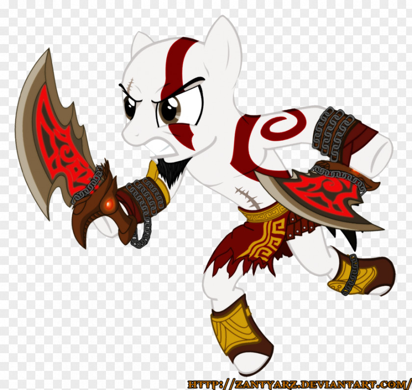 My Little Pony God Of War Kratos Character PNG