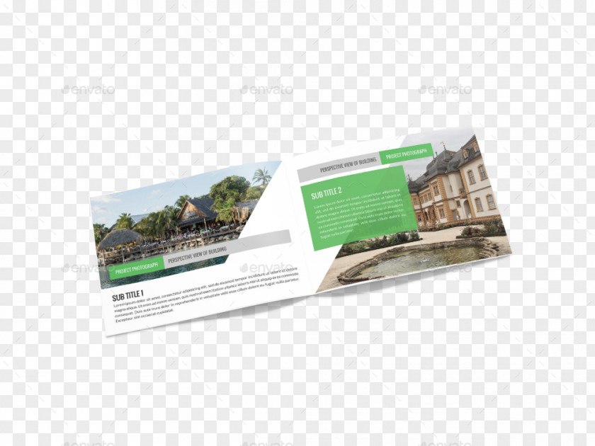 Pamphlet Brochure Real Estate Portfolio PNG
