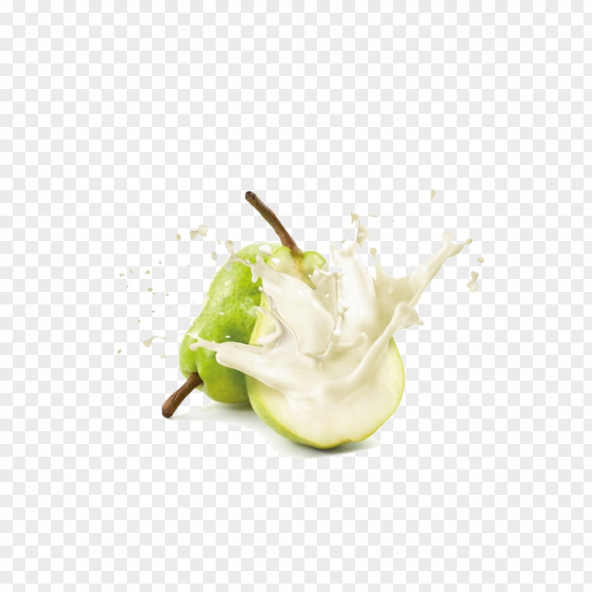 Pear And Milk Juice Fruit Auglis PNG