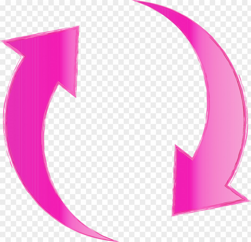 Pink Magenta Symbol Crescent PNG