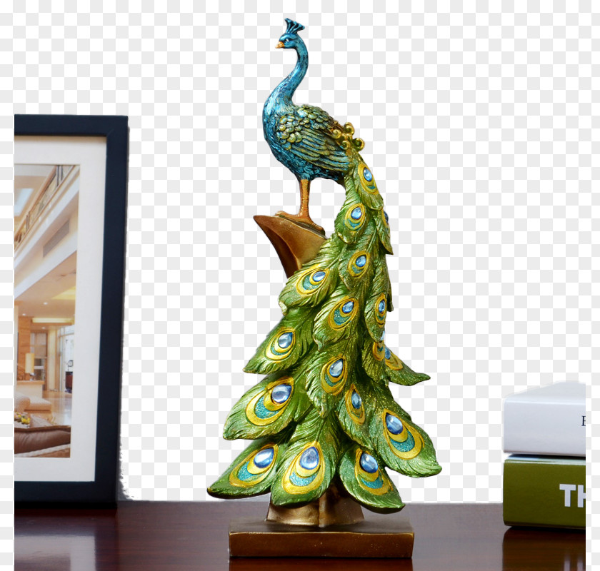 Single Peacock Ornaments Peafowl Gratis PNG