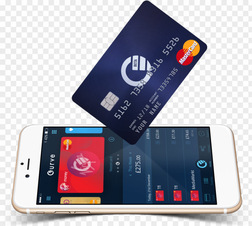 Smartphone Credit Card Debit Payment PNG