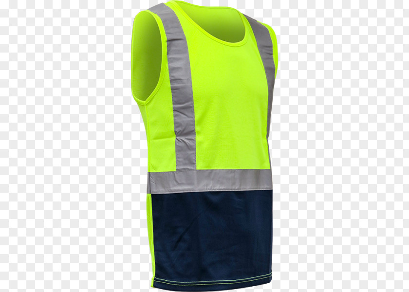 T-shirt Gilets High-visibility Clothing Sleeveless Shirt Retroreflective Sheeting PNG