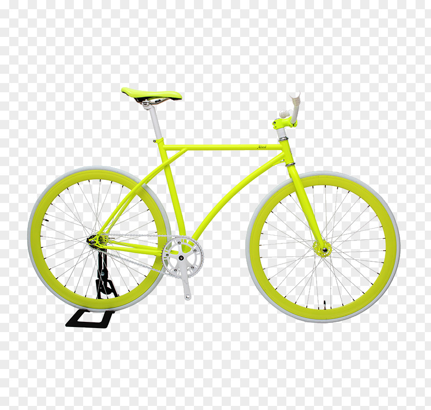 Yellow Bike Specialized Bicycle Components Disc Brake Hybrid Cyclo-cross PNG