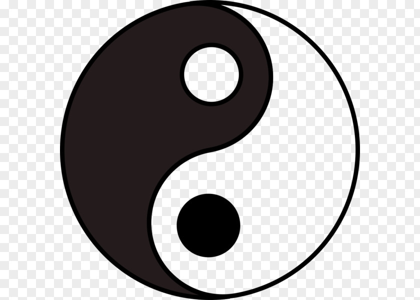 Ying And Yang Yin Symbol Image Information Black White PNG