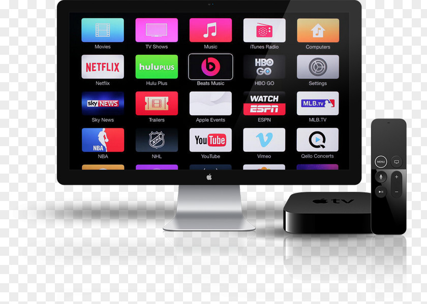 Apple Television Display Device Streaming Media Showbox Closed Captioning PNG