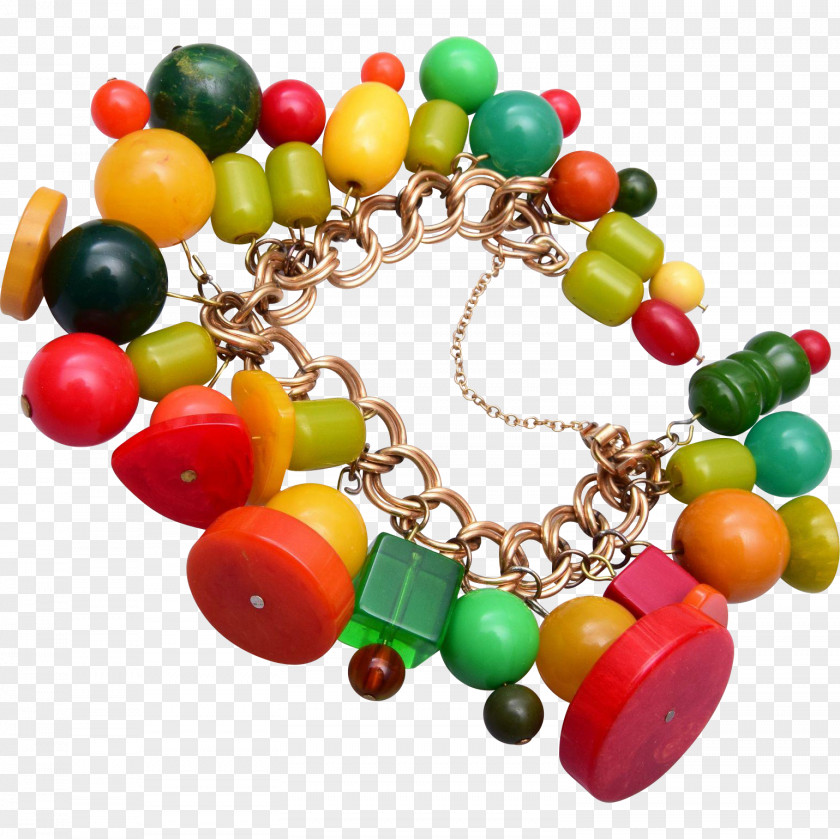 Bead Bracelet Gemstone Fruit Orange S.A. PNG