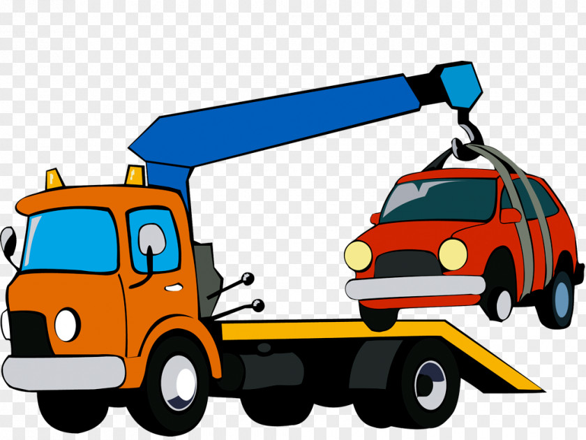 Car Commercial Vehicle Tow Truck Transport PNG
