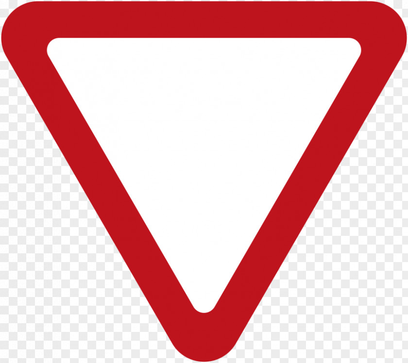 Colour History Yield Sign Traffic Stop Warning Clip Art PNG