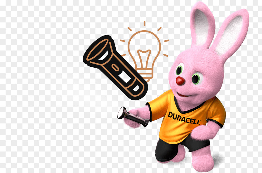 Light Duracell Bunny Alkaline Battery Electric PNG
