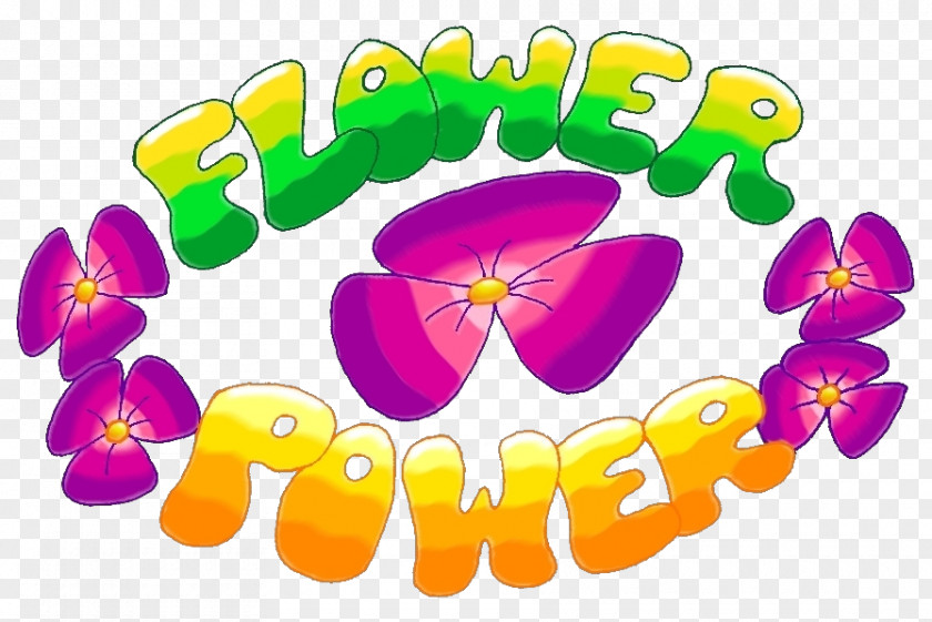 Abstrac Art Flower Power Clip PNG