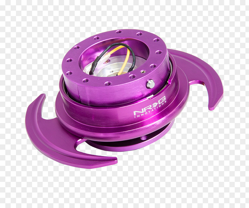 Car Quick Release Skewer Motor Vehicle Steering Wheels Purple PNG