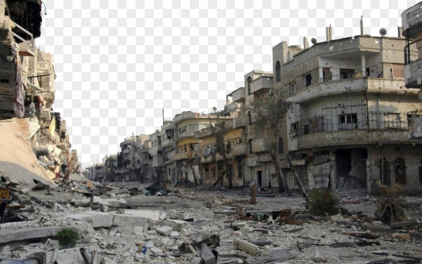 Messy War Ruins Aleppo Homs Syrian Civil Benghazi Operation Dignity Battle PNG