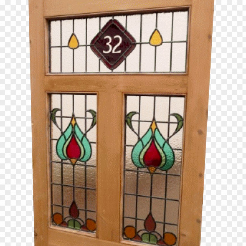 Window Stained Glass Door Leadlight PNG