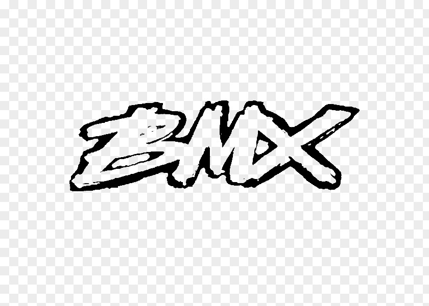 Black And White Logo BMX PNG