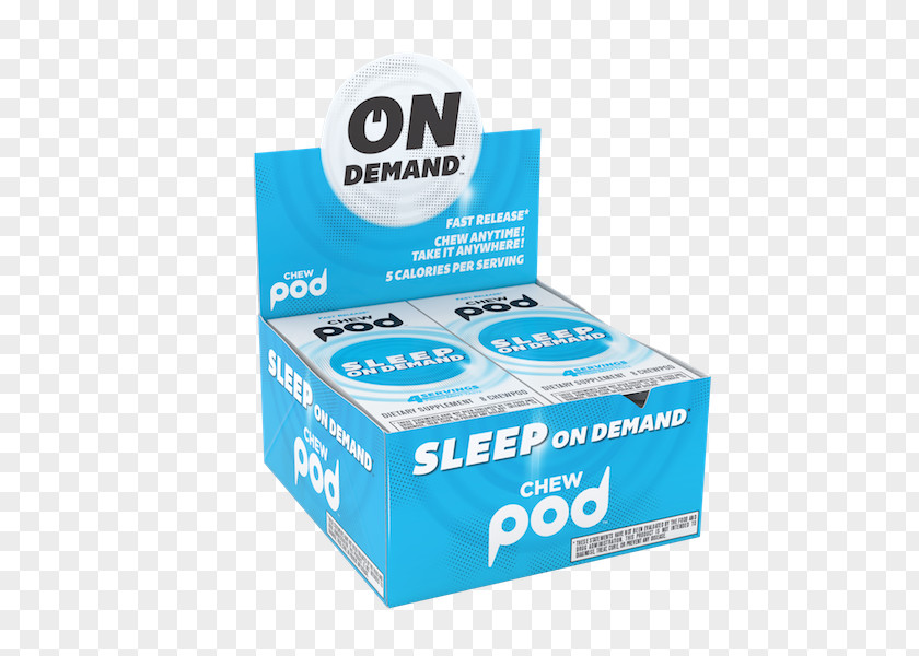 Chewing Gum Dietary Supplement Chewpod Sleep Caffeine PNG