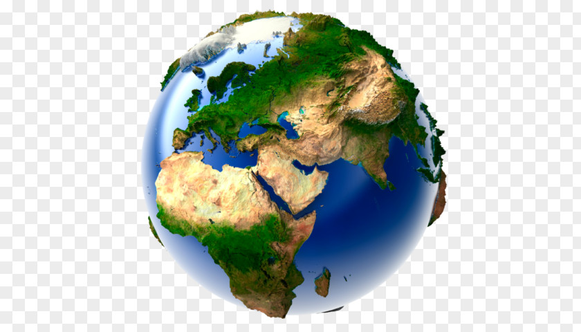 Globe World Map Image PNG