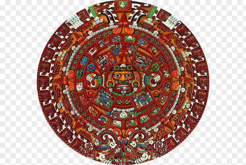 Mayan Calendar Aztec Stone Maya Civilization Mesoamerica PNG