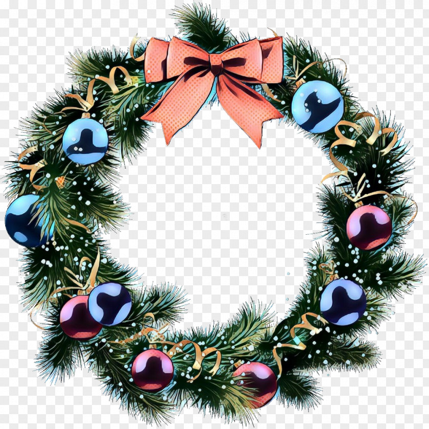 Conifer Plant Christmas Decoration PNG