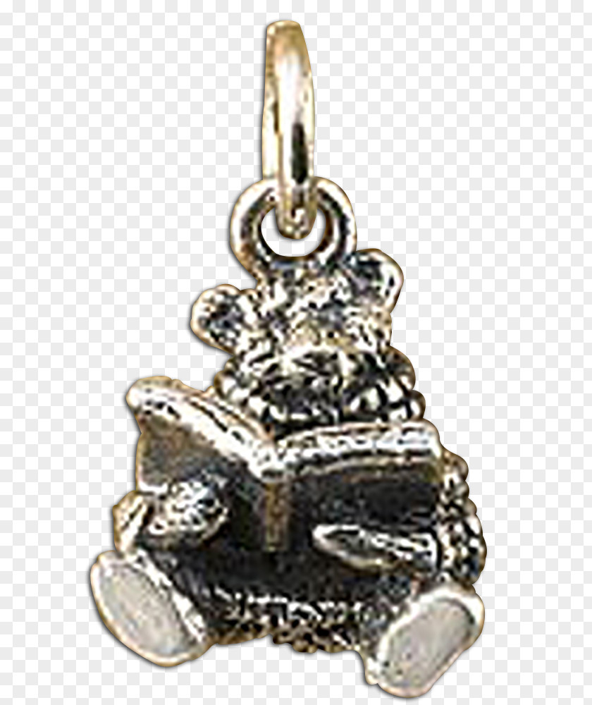CUDDLY BEARS Locket Silver Body Jewellery PNG