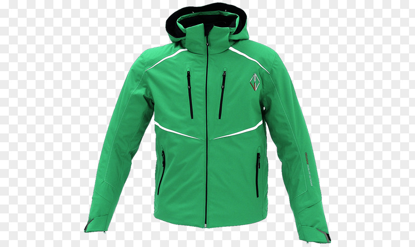 Green Jacket With Hood Hoodie Polar Fleece Product Design Clothing PNG