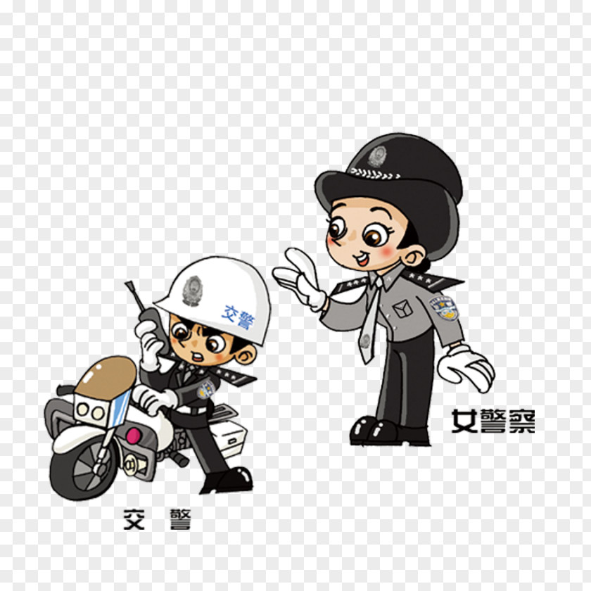 Policewoman Cartoon Police Officer PNG