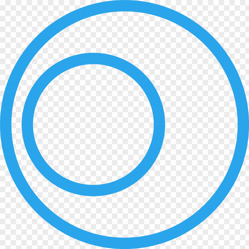 Turquoise Fashion Blue Circle PNG