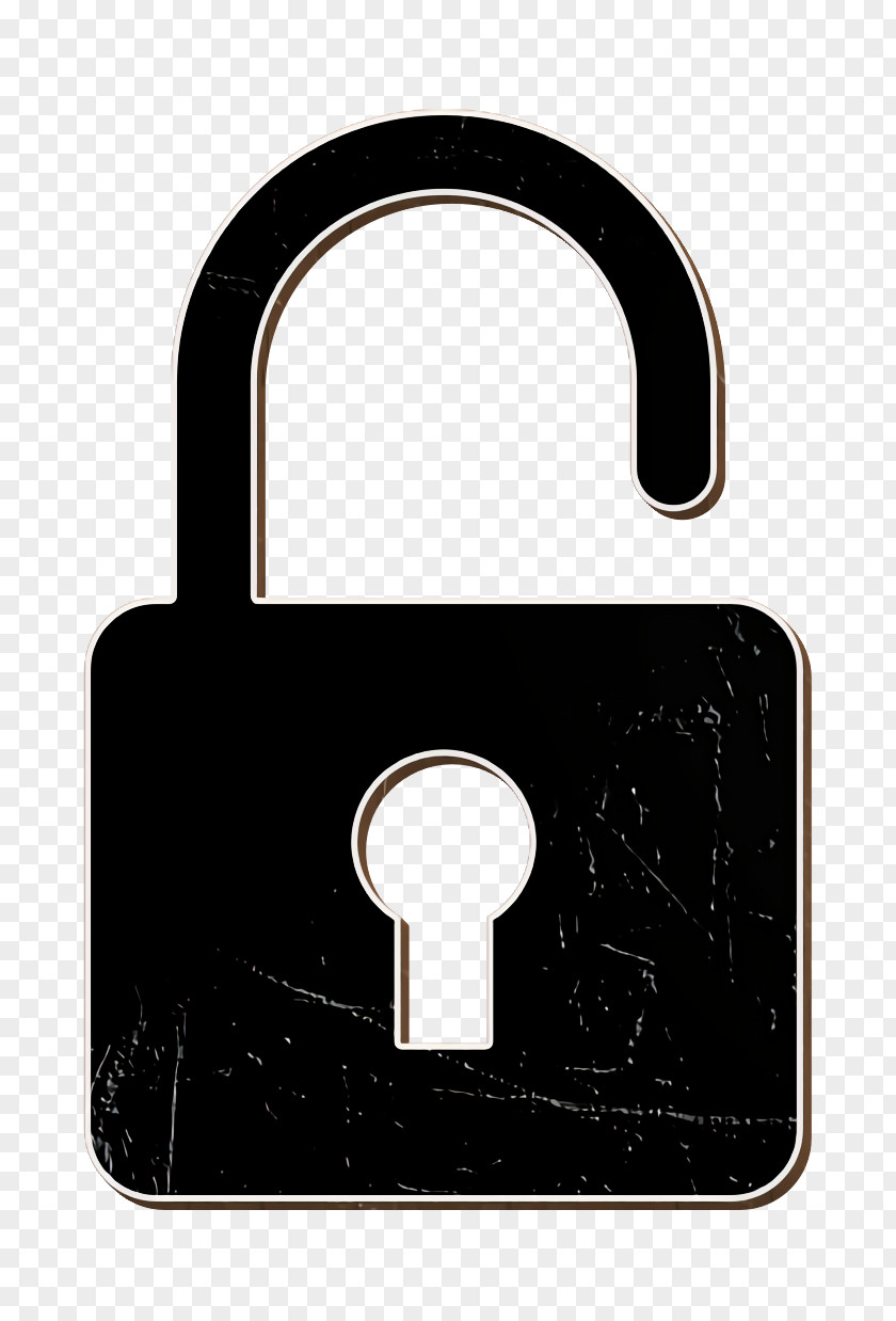 Crime Scene Set Icon Padlock Security PNG