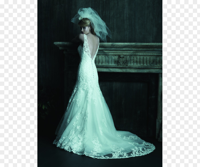 Dress Wedding Alfred Angelo Train PNG