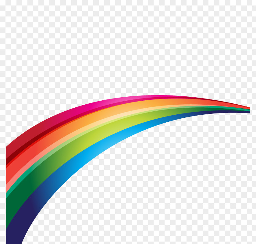 Rainbow Extending Light PNG