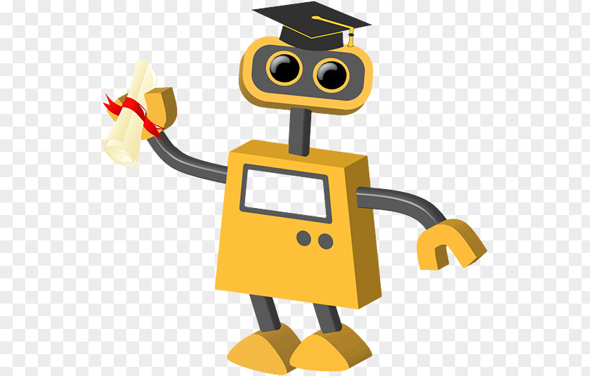 Robot Technology Yellow Cartoon Clip Art PNG