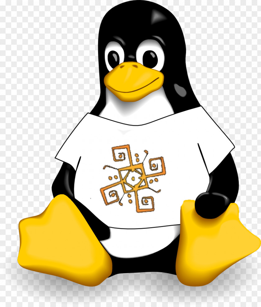 T-shirt Tux Racer Tuxedo Linux PNG
