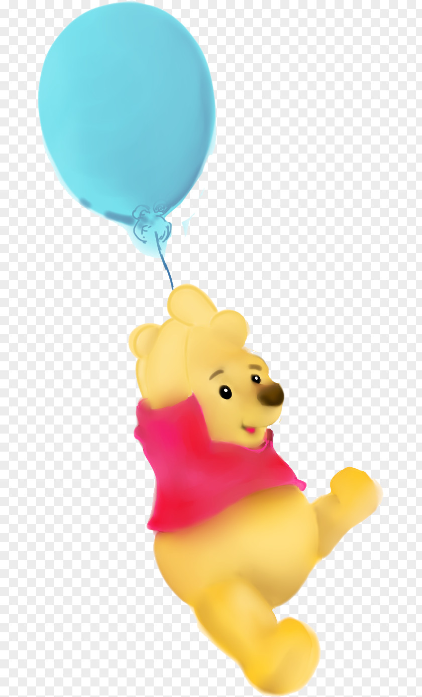 Winnie The Pooh Toy Balloon Figurine Infant PNG