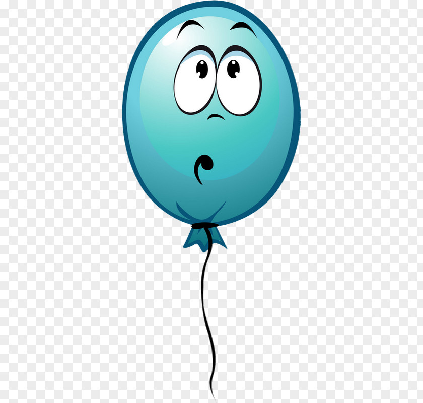 Cartoon Ballon Toy Balloon Smiley Birthday Clip Art PNG