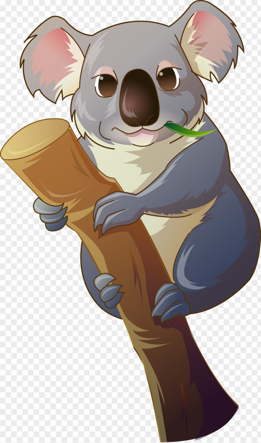 Lazy Koala Bear Clip Art PNG