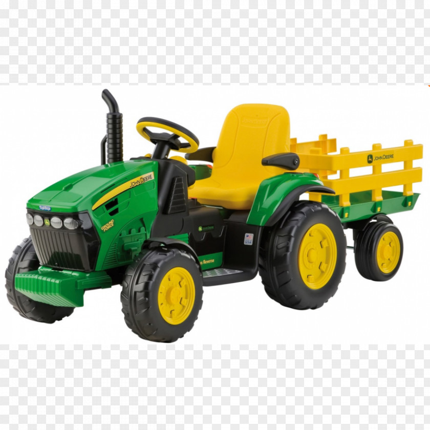 Trophy John Deere Peg Perego Tractor Car Electricity PNG