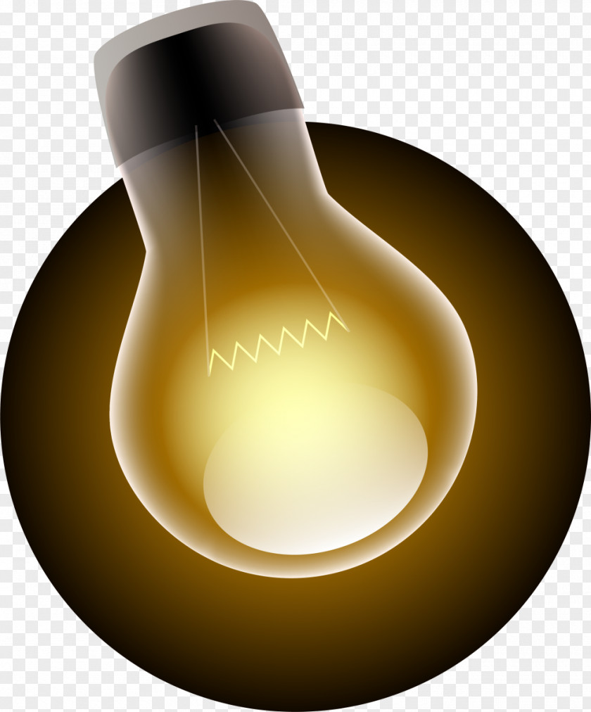 Beautiful Luminous Bulb Incandescent Light Euclidean Vector Electrical Filament PNG