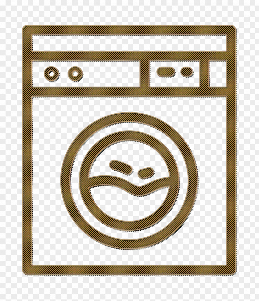 Hotel Mega  Linear Icon Laundry PNG