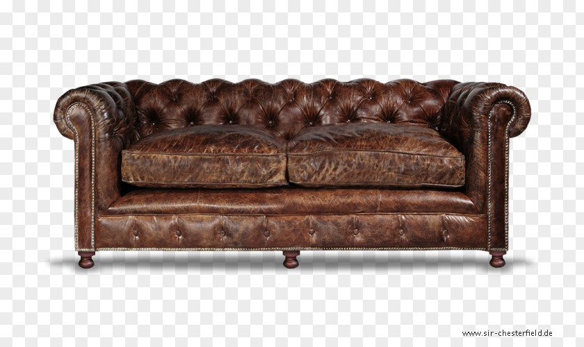 Kramfors Sofa Couch Chesterfield Furniture Foot Rests Leather PNG
