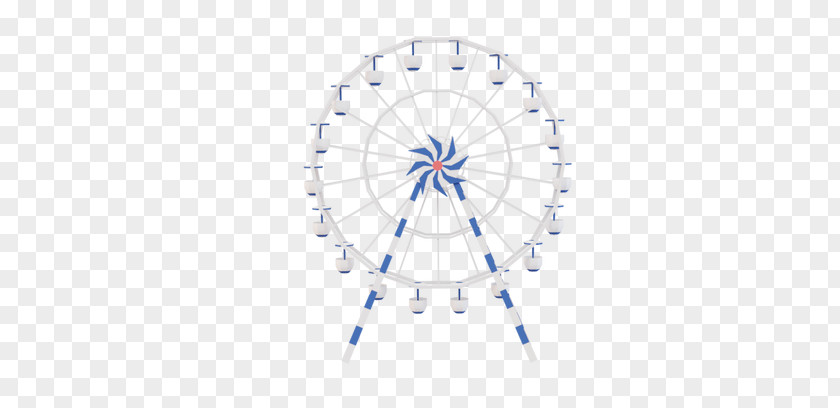 Line Ferris Wheel Product Design PNG