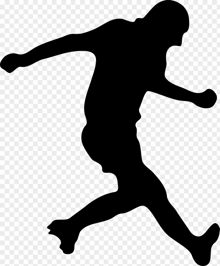 Cricket Football Player Silhouette Clip Art PNG