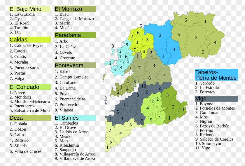 Regional Vigo Pontevedra O Condado A Guarda Deza PNG