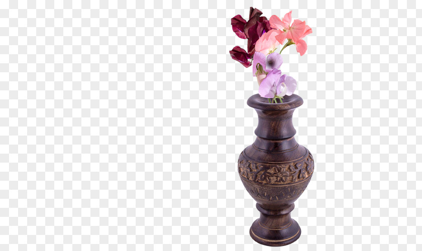 Vase Wood Carving Decorative Arts Craft PNG